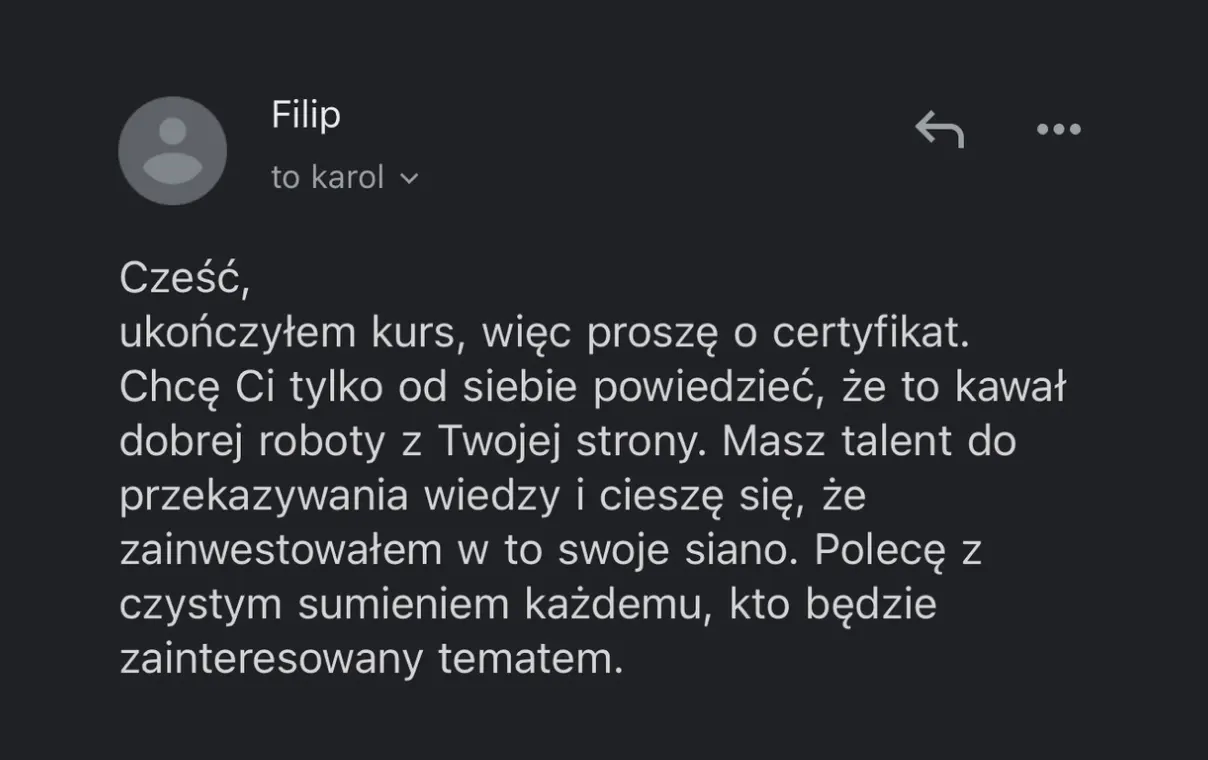 Cytat "Polecę z czystym sumieniem każdemu, kto będzie zainteresowany tematem"